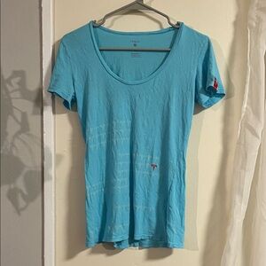 Tesla Women's Light Blue Short Sleeve Tee
